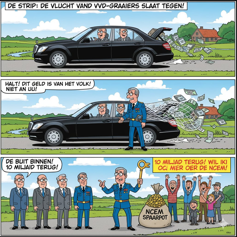 WIJ VINDEN DE 10 MILJARD BIJ DE GRAAIERS NIET BIJ U!